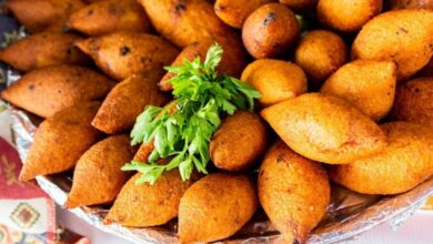 كبة البطاطس بدون برغل للرجيم