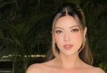ميرنا جميل بفستان أحمر جريء.. كيف نسقته؟