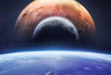 Mars Moon Earth