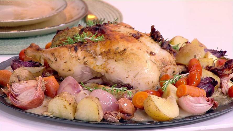 نكهات أسترالية لذيذة  8230  فروج محشي وسلطة مميّزة مع الشيف فادي