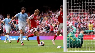 آرسنال يفوز على مانشستر سيتي 3-0 في درع المجتمع | أخبار كرة القدم
