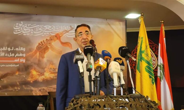 الحاج حسن: هذه السلطة تتحدث عن إنجازات وهي لا تستطيع أن تقدم إنجازاً واحداً