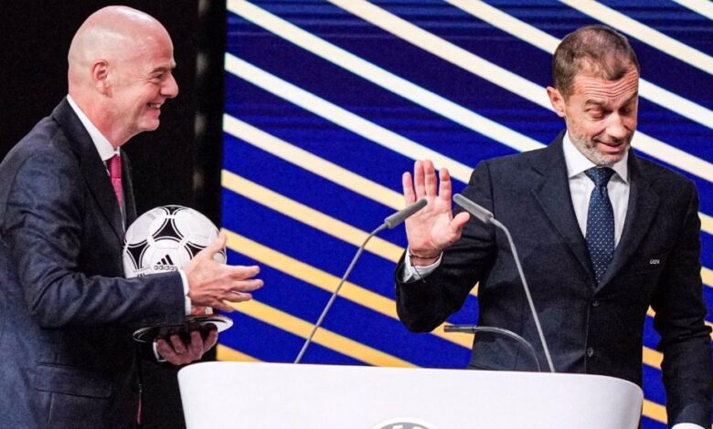 "الخداع" و"انتهاك الثقة": الاتحاد الأوروبي لكرة القدم والاتحاد الآسيوي والكونكاكاف يوجهون انتقادات إلى رئيس الفيفا