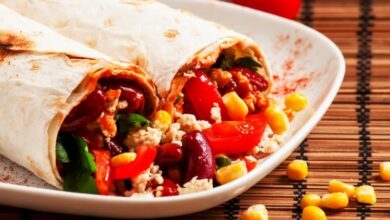 طريقة عمل بوريتوس الدجاج المكسيكي - وصفات دجاج - السندويشات - ساندويشات ساخنة