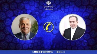 عراقجي يطلع نظيره الإيطالي على آخر مستجدات المسار الدبلوماسي بين إيران وعمان