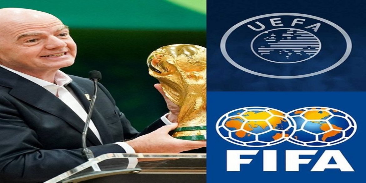 عاجل | “كأس العالم ليست للبيع”.. مشروع إنفانتينو يفجر أكبر أزمة في تاريخ الفيفا وأوروبا تهدد بالمقاطعة - صورة مميزة صورة مميزة: عاجل | “كأس العالم ليست للبيع”.. مشروع إنفانتينو يفجر أكبر أزمة في تاريخ الفيفا وأوروبا تهدد بالمقاطعة