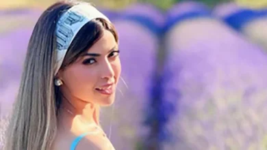 ميرنا جميل بإطلالة سوداء أنيقة.. فستان قصير يبرز جمالها