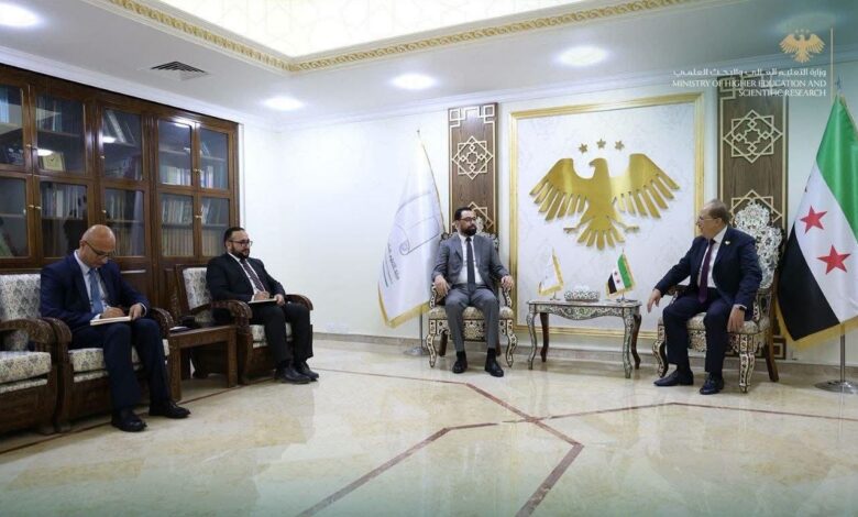 ‏الهزاع يبحث مع وزير التربية السوري وضع الطلاب السوريين في لبنان