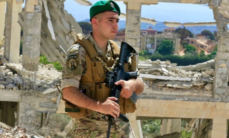 4 جرحی أحدهم من الجيش اللبناني في قصف اسرائيلي