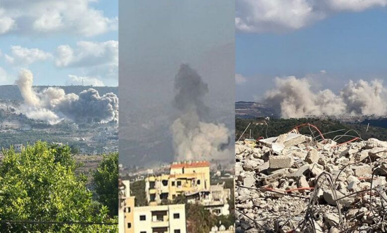 تصعيد صهیونی يطال مستشفى ومناطق مدنية في جنوب لبنان