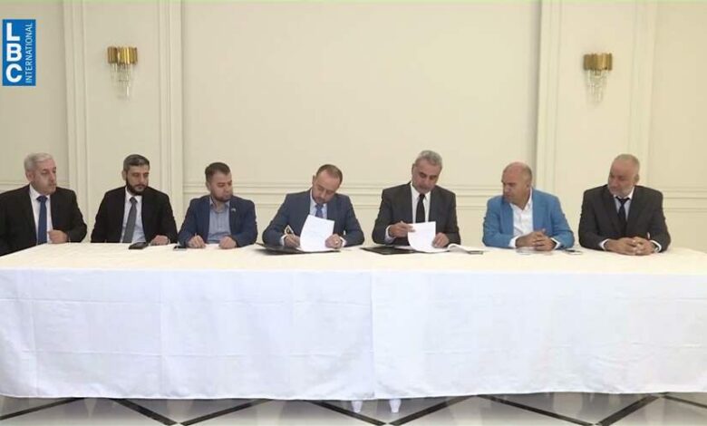 توقيع محضر المعاينة الفنية لإعادة تفعيل الربط السككي بين لبنان وسوريا… ورسامني يطّلع على النتائج