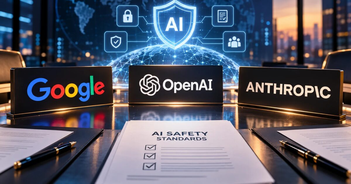جوجل وOpenAI وأنثروبيك تتحرك نحو معايير موحدة لسلامة الذكاء الاصطناعي - صورة مميزة جوجل وOpenAI وأنثروبيك تتحرك نحو معايير موحدة لسلامة الذكاء الاصطناعي