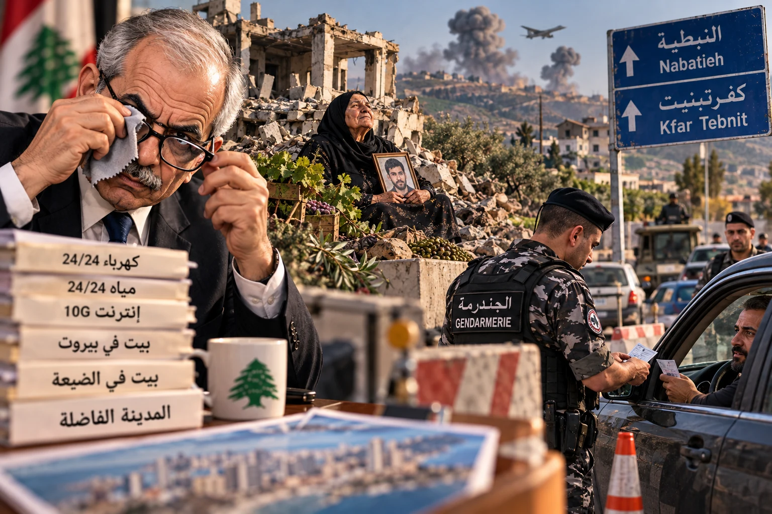 حاجز قوات 16… والأفندي عم ينضّف الدشّش - صورة مميزة حاجز قوات 16… والأفندي عم ينضّف الدشّش