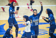 حصلت سيدات إيران على المركز الرابع لأول مرة في بطولة آسيا للكرة الطائرة