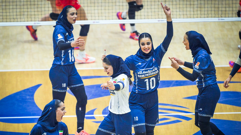 حصلت سيدات إيران على المركز الرابع لأول مرة في بطولة آسيا للكرة الطائرة
