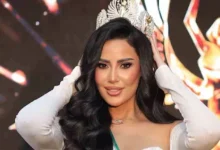 سما كامل بإطلالة ملكية خلال تتويجها بلقب ملكة جمال مصر عالميا للسياحة