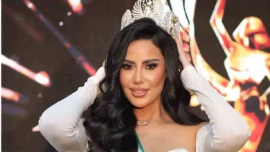 سما كامل بإطلالة ملكية خلال تتويجها بلقب ملكة جمال مصر عالميا للسياحة