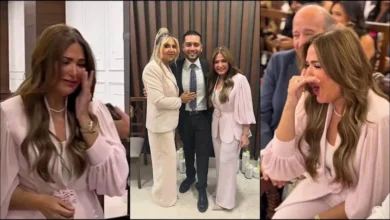 صابرين تبكي في عقد قران نجلها نور.. «فرحة عمري» – أخبار السعودية