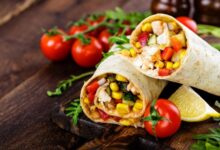 طريقة عمل البوريتو بالدجاج – وصفات طبخ – وصفات دجاج – أطباق الخضار