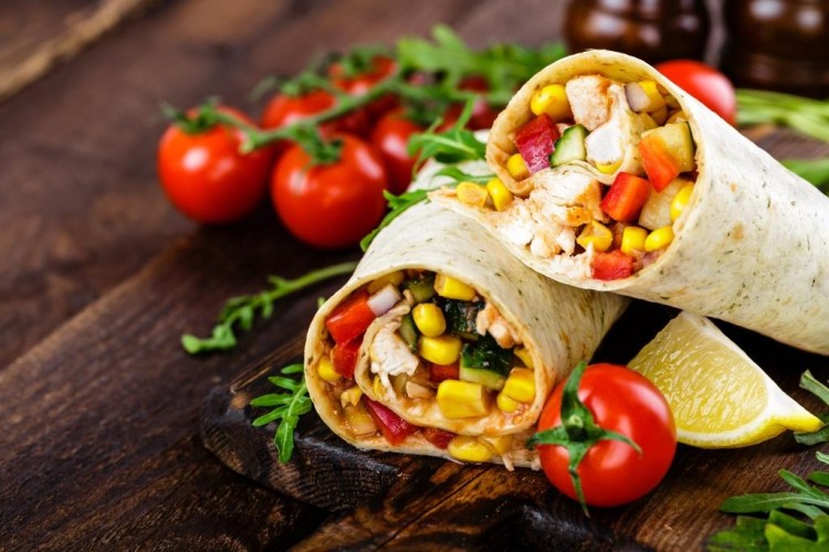 طريقة عمل البوريتو بالدجاج – وصفات طبخ – وصفات دجاج – أطباق الخضار