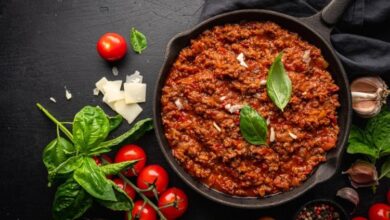 طريقة عمل صلصة البولونيز – وصفات طبخ – أكلات اللحوم – مكرونة وباستا