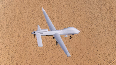 أريزونا جارد أول من استخدم طائرة بدون طيار من طراز Gray Eagle 25M
