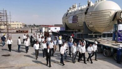 إيران تصنّع خزاناً استراتيجياً بوزن 530 طناً لمصفاة أصفهان