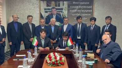 اتفاق إيراني طاجيكي لتطوير الخدمات اللوجستية وتوسيع الإنتاج المشترك