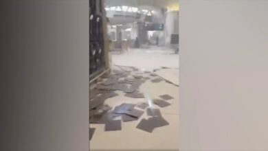 التحالف: اعتراض صاروخ كروز في محيط مطار الملك خالد بالرياض واندلاع حريق في صالة جراء سقوط مقذوف