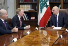 الرئيس عون بحث مع السيناتور الأميركي لانكفورد في التطورات في الجنوب…