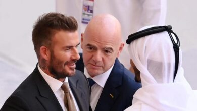 بيكهام يدخل حسابات منافسة إنفانتينو