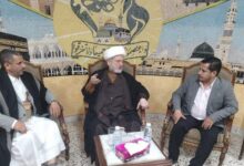 “تجمع العلماء” تسلّم من وفد يمني رسالة مفتي الديار اليمنية حول استهداف المقدسات