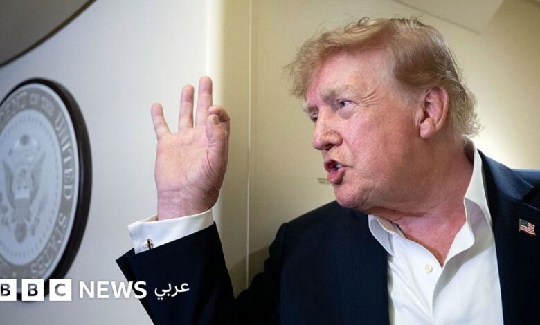 ترامب يتوعّد إيران بـ”ضربة قوية جداً” إذا ثبت ضلوعها في حادثة طائرة “فلاي دبي”