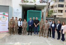 تسليم مولّد كهربائي الى مستشفى جزين الحكومي ضمن التعاون بين CIMIC والـUNDP