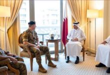 رئيس الوزراء القطري يؤكد لقائد الجيش استمرار دعم قطر للجيش اللبناني