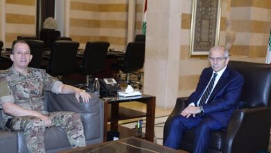 سلام يبحث مع قائد الجيش ملف المتفجرات ويشدّد على كشف المتورطين -…