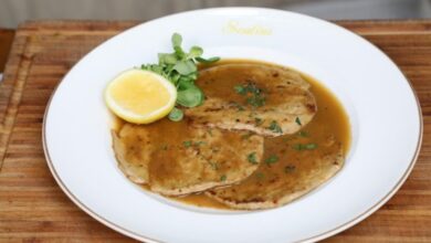 طريقة عمل بيكاتا العجل بالليمون بالفيديو – وصفات طبخ