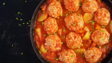 طريقة عمل داوود باشا بالبطاطس – وصفات طبخ – أكلات اللحوم