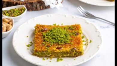 كنافة بالبستاشيو