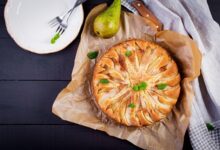 كيكة الإجاص المقلوبة