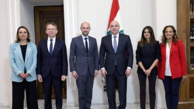 لبنان تلقّى نصائح من الوفود التي زارته محذرة من الانزلاق إلى مغامرة…