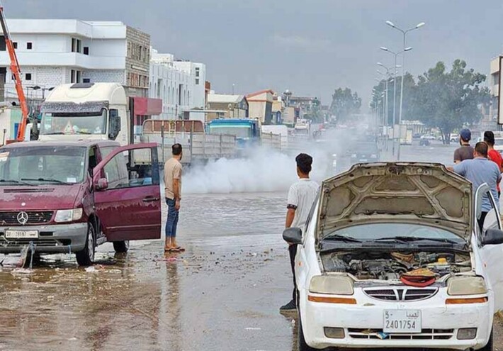 ليبيا.. أمطار غزيرة في طرابلس تودي بحياة شخصين - صورة مميزة ليبيا.. أمطار غزيرة في طرابلس تودي بحياة شخصين