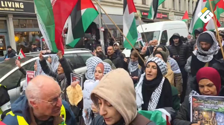 مسيرة تضامنية في برلين مع فلسطين ولبنان ومطالبات بوقف الحرب وتسليح الاحتلال - صورة مميزة مسيرة تضامنية في برلين مع فلسطين ولبنان ومطالبات بوقف الحرب وتسليح الاحتلال