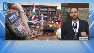 وزير الخارجية الفرنسي ووزيرة الجيوش الفرنسية في بيروت لإجراء مباحثات…