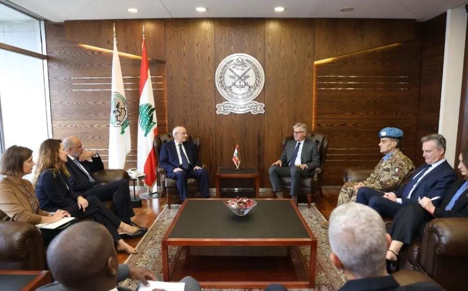 وزير الدفاع يستقبل لاكروا.. ومصير اليونيفيل على طاولة البحث - صورة مميزة وزير الدفاع يستقبل لاكروا.. ومصير اليونيفيل على طاولة البحث