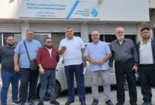وقفة احتجاجية لعمال مياه لبنان الشمالي احتجاجا على انقطاع المياه