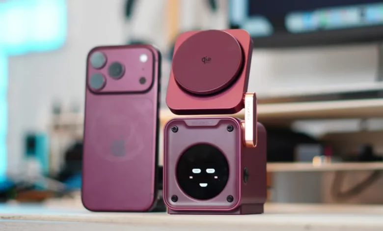 يعد KUXIU’s Burgundy D5 هو الشاحن المثالي لجهاز iPhone 18 Pro