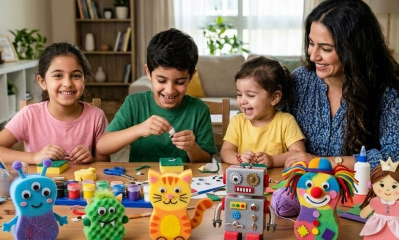 8 أفكار لتحويل إسفنجات المطبخ إلى شخصيات كرتونية طريفة
