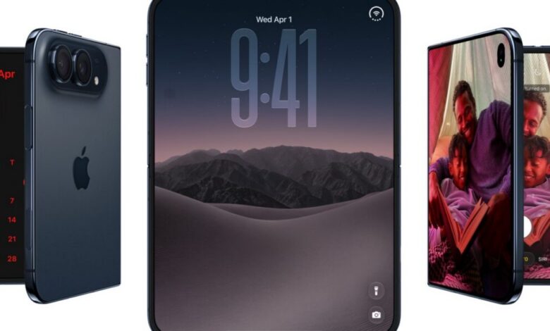 أبل تكشف النقاب عن هواتف iPhone Duo..أول آيفون قابل للطيّ على الإطلاق