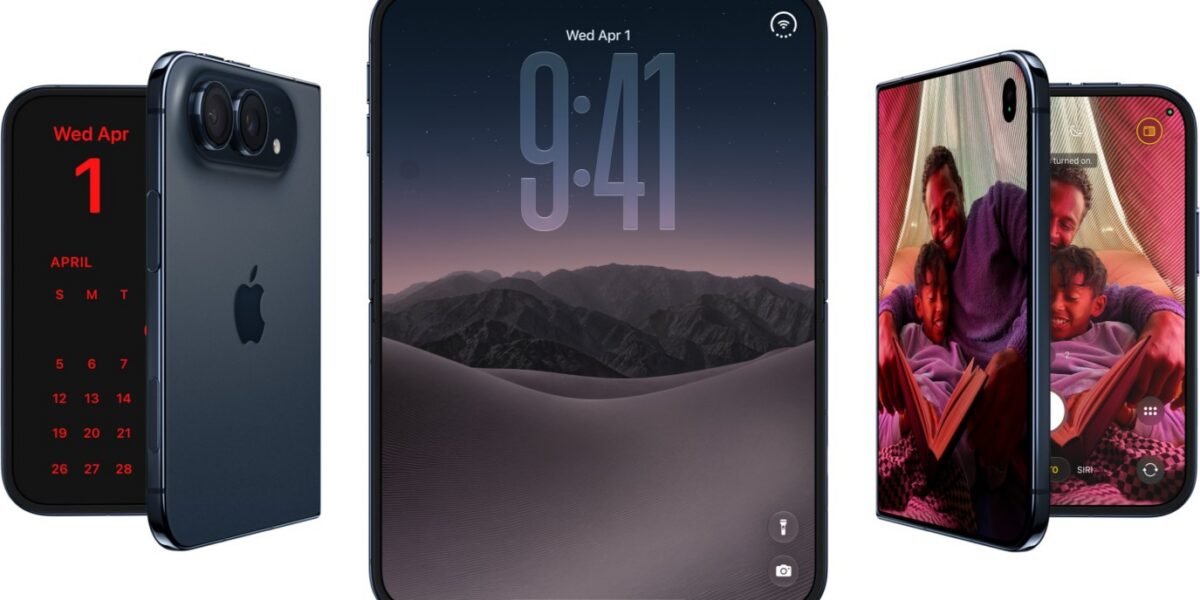 أبل تكشف النقاب عن هواتف iPhone Duo..أول آيفون قابل للطيّ على الإطلاق